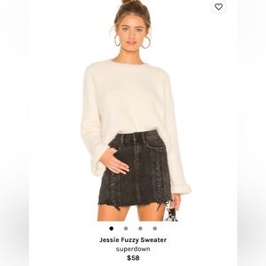 Superdown Jessie Fuzzy Sweater. Size small